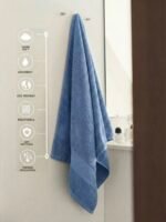 Bamboo Towels for Bath Large Size | 450 GSM Bamboo Bath Towel for Men & Women | Soft, Highly Absorbent & Quick Dry | 70 X 140 cms - Image 2