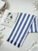 250 GSM Striped Bamboo Turkish Towel-Soft, Absorbent & Quick Dry