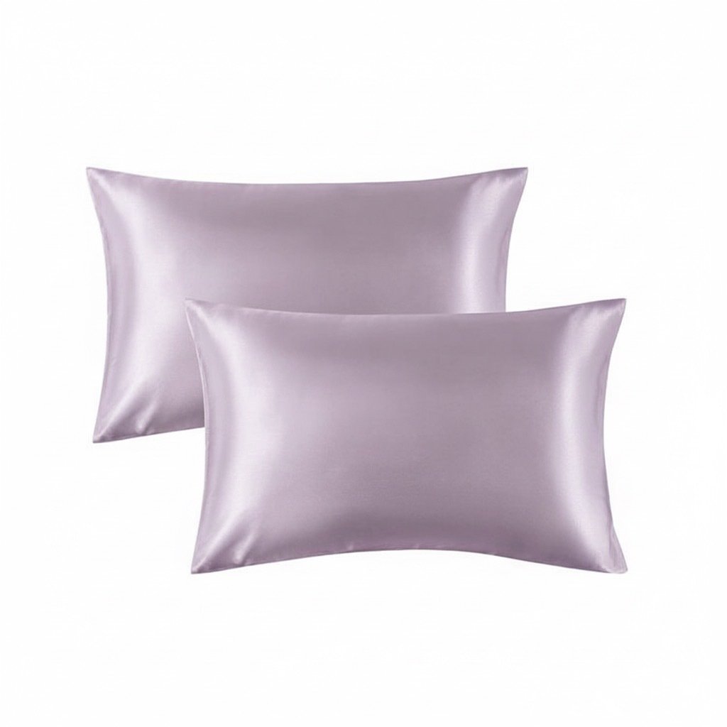 Satin-Lavender-1 Satin Pillow cover - Image 1