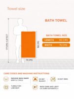 Premium Bamboo Bath Towels Set of 2 – Everyday Luxury - Image 5